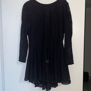 Black lace Skater Dress